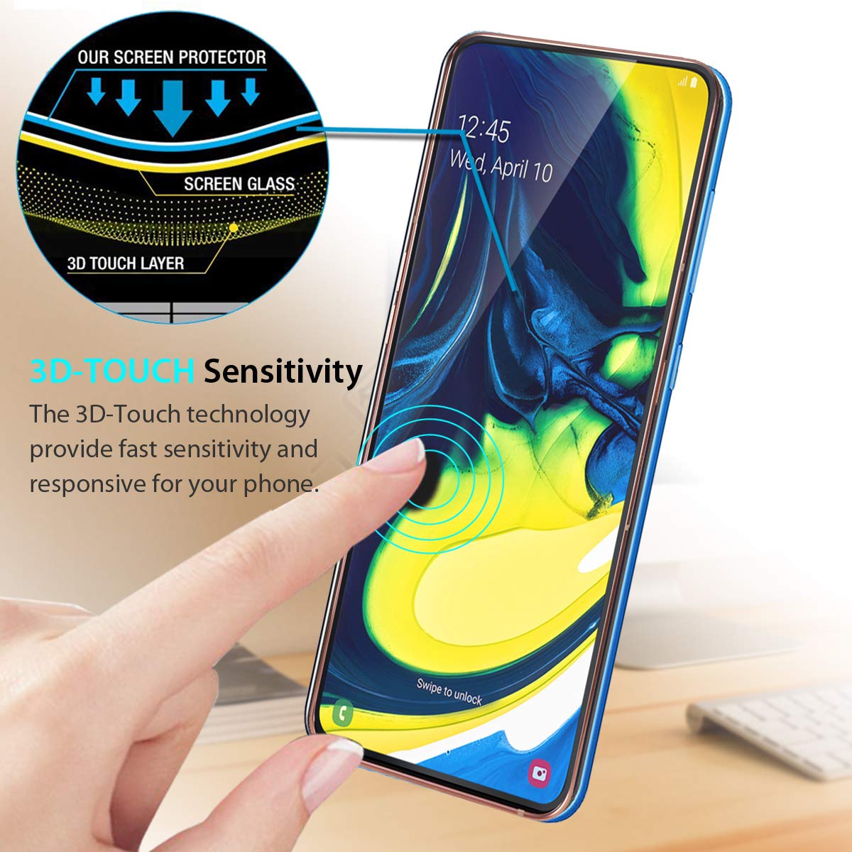 Bakeey-High-Definition-Tempered-Glass-Screen-Protector-for-Samsung-Galaxy-A80-2019-1535252-1